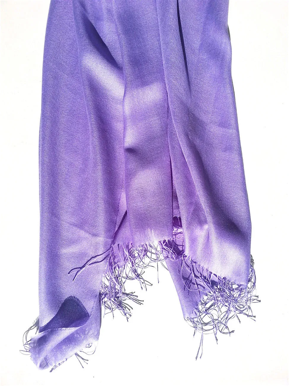 Alpaca and Silk Gauzy Shawl Lavender