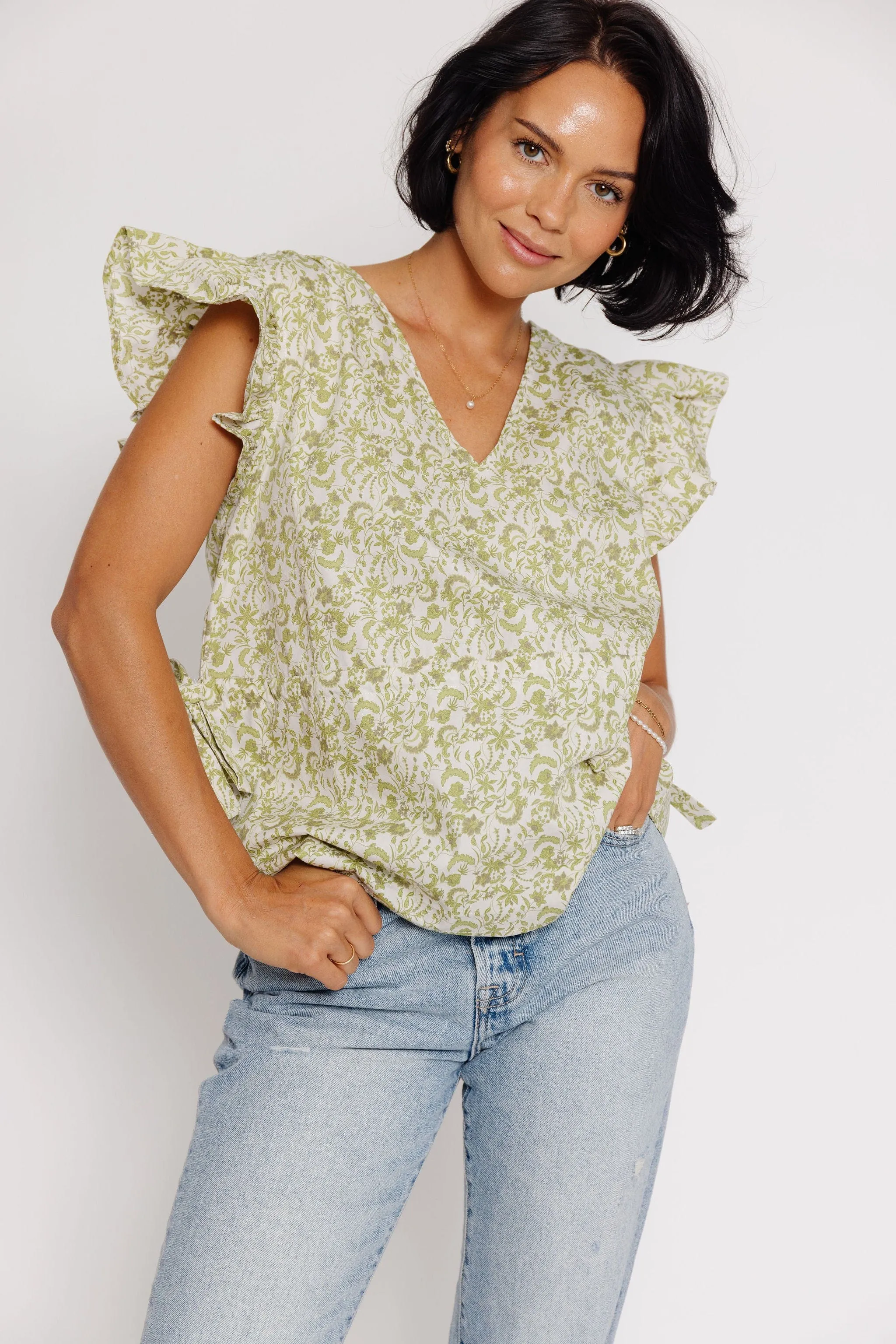 Beaudelair Blouse in Olive