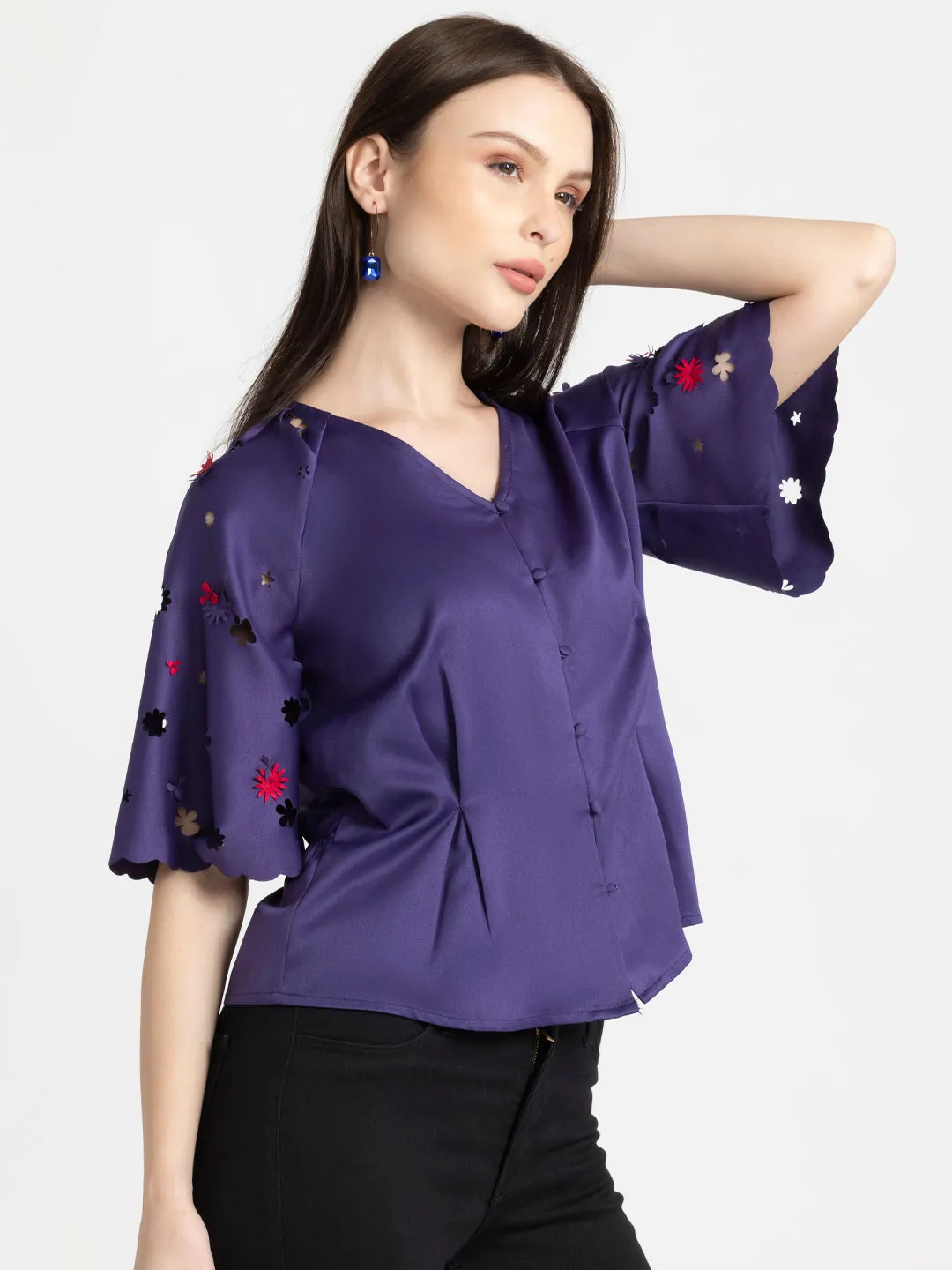 Belen Peplum Shirt