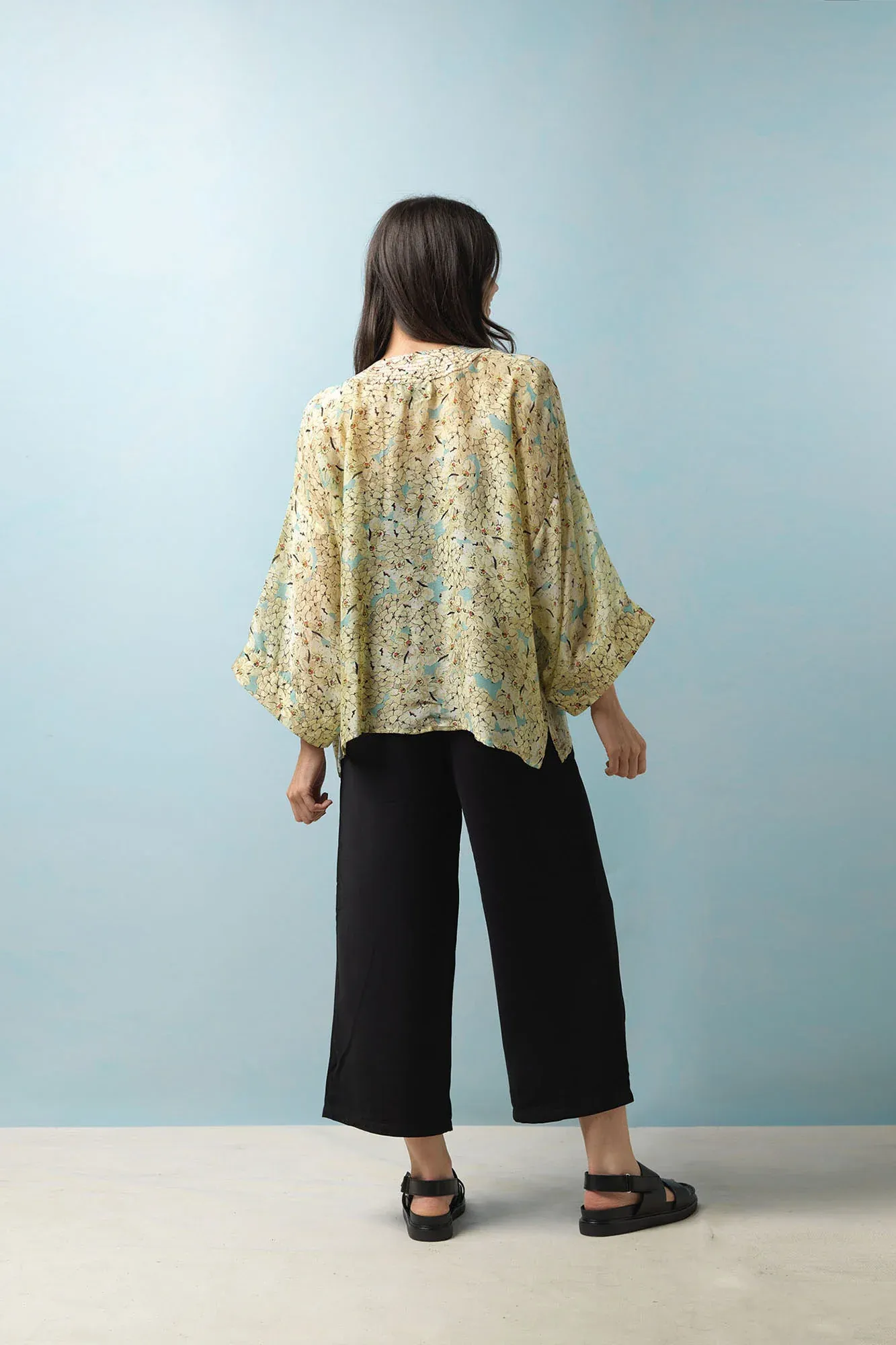 Blossom Kimono Aqua