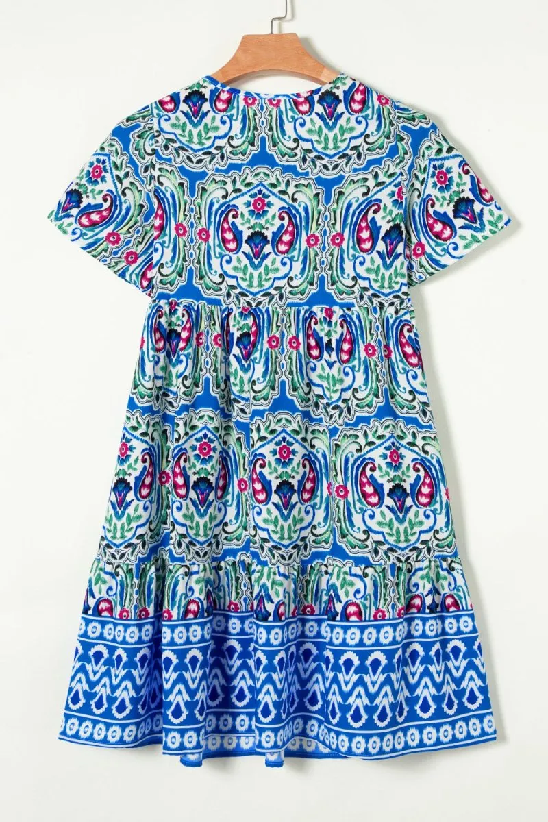 Boho Mini Dress Embrace Summer Vibes