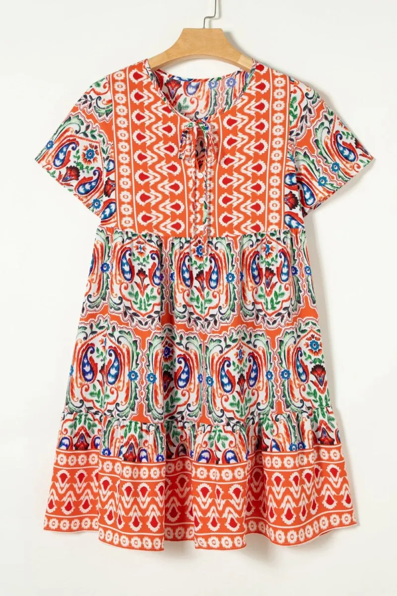 Boho Mini Dress Embrace Summer Vibes