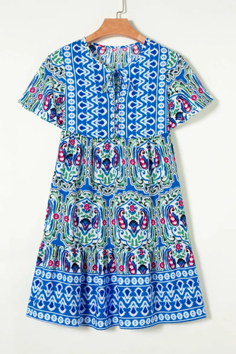 Boho Mini Dress Embrace Summer Vibes