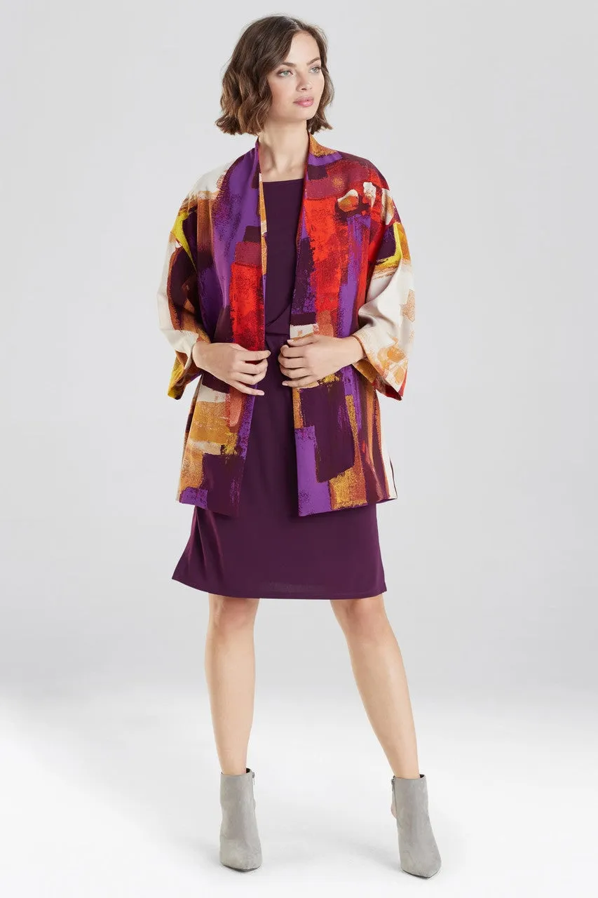 Brushstroke Crepe Kimono