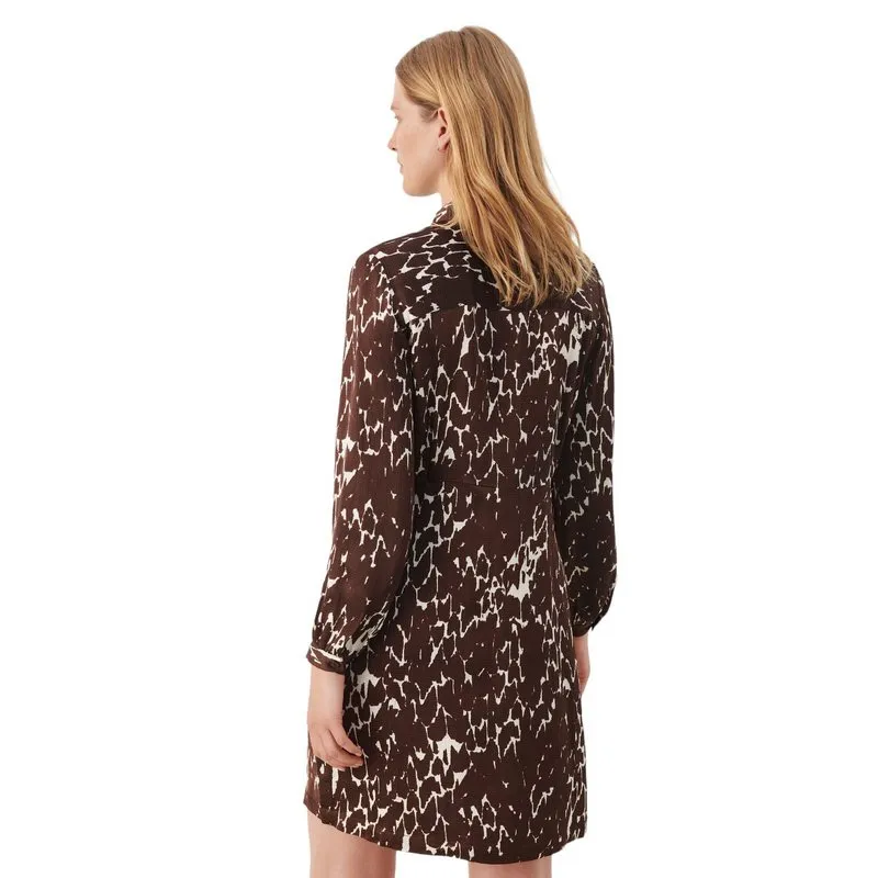 Ciea Dress in Hot Fudge Texture Print