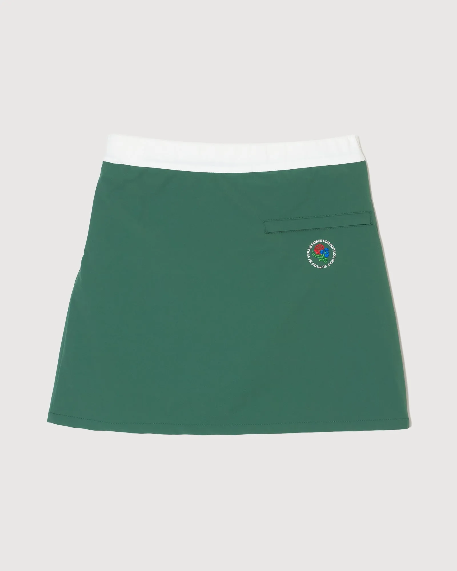 CORECOLOR LOGO WRAP SKIRT GREEN