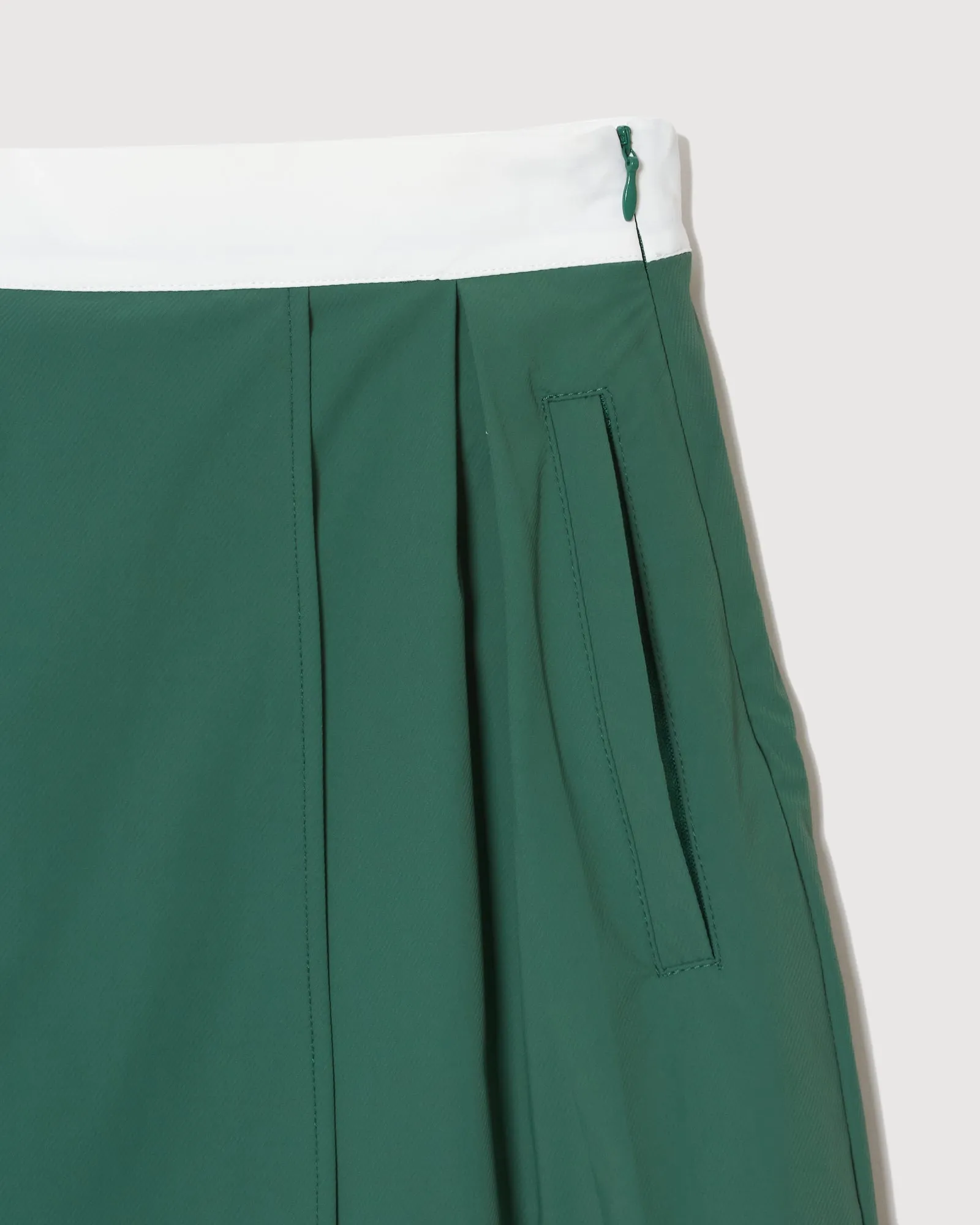 CORECOLOR LOGO WRAP SKIRT GREEN