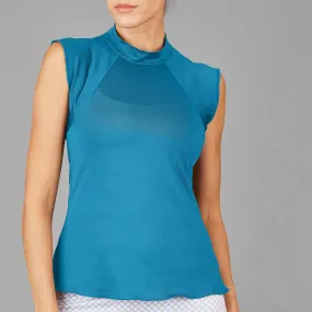 Flutter Sleeve Top (teal)