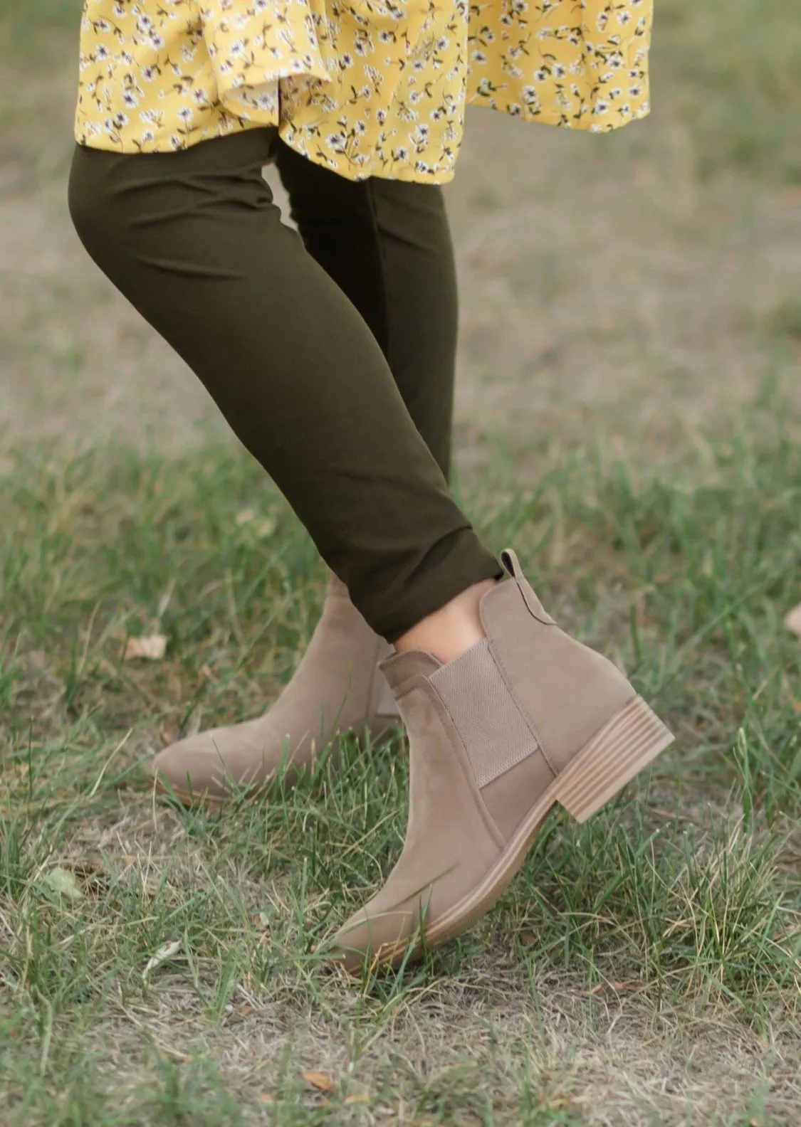 Flynn Taupe Bootie - FINAL SALE