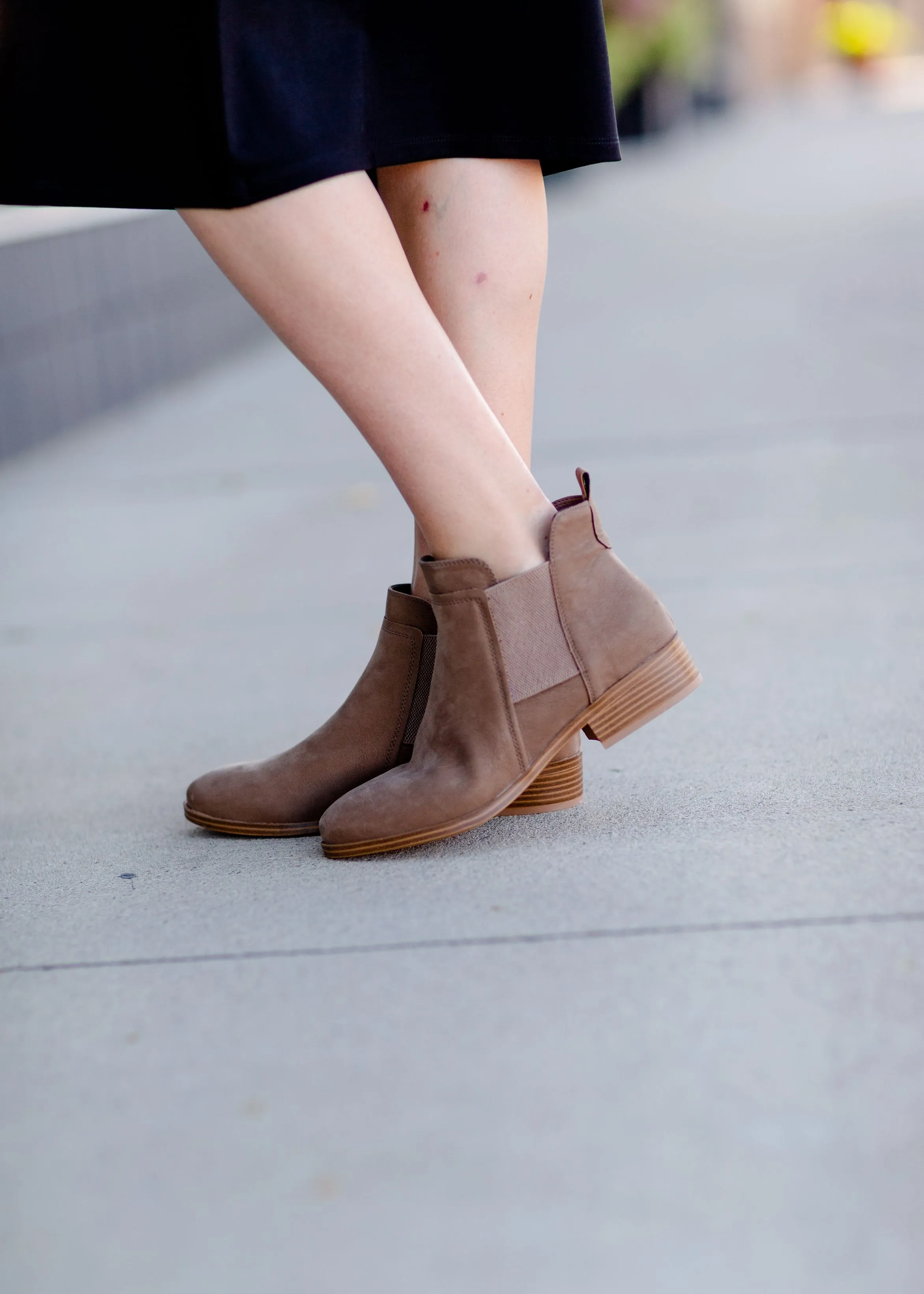 Flynn Taupe Bootie - FINAL SALE