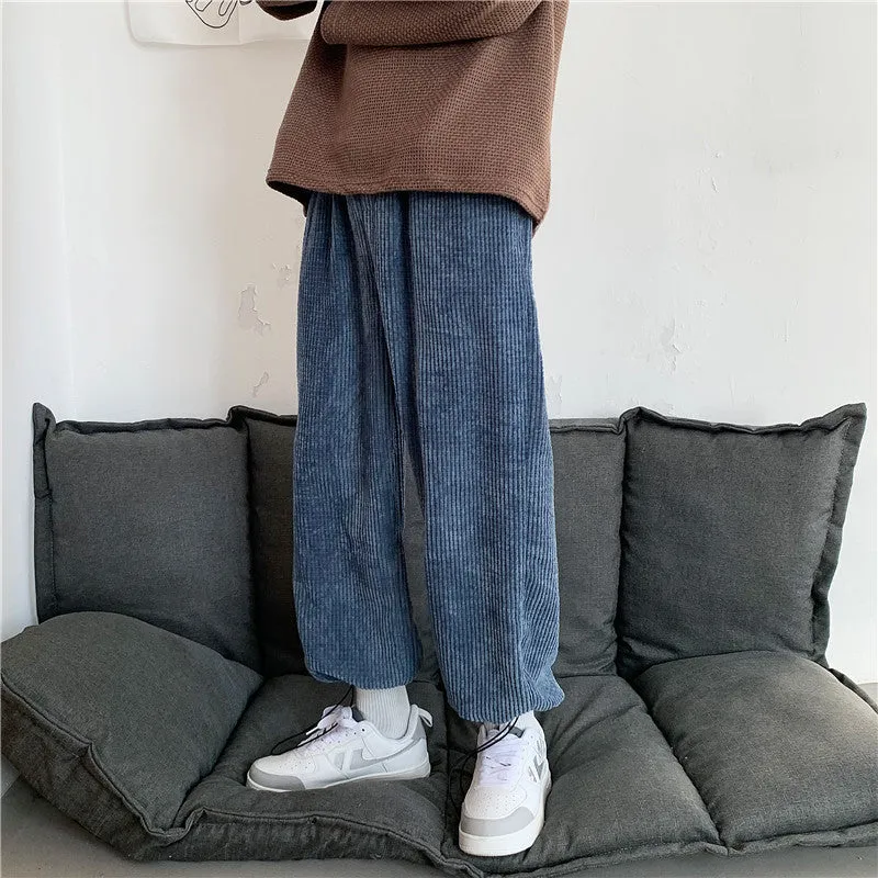 Loose drawstring trousers