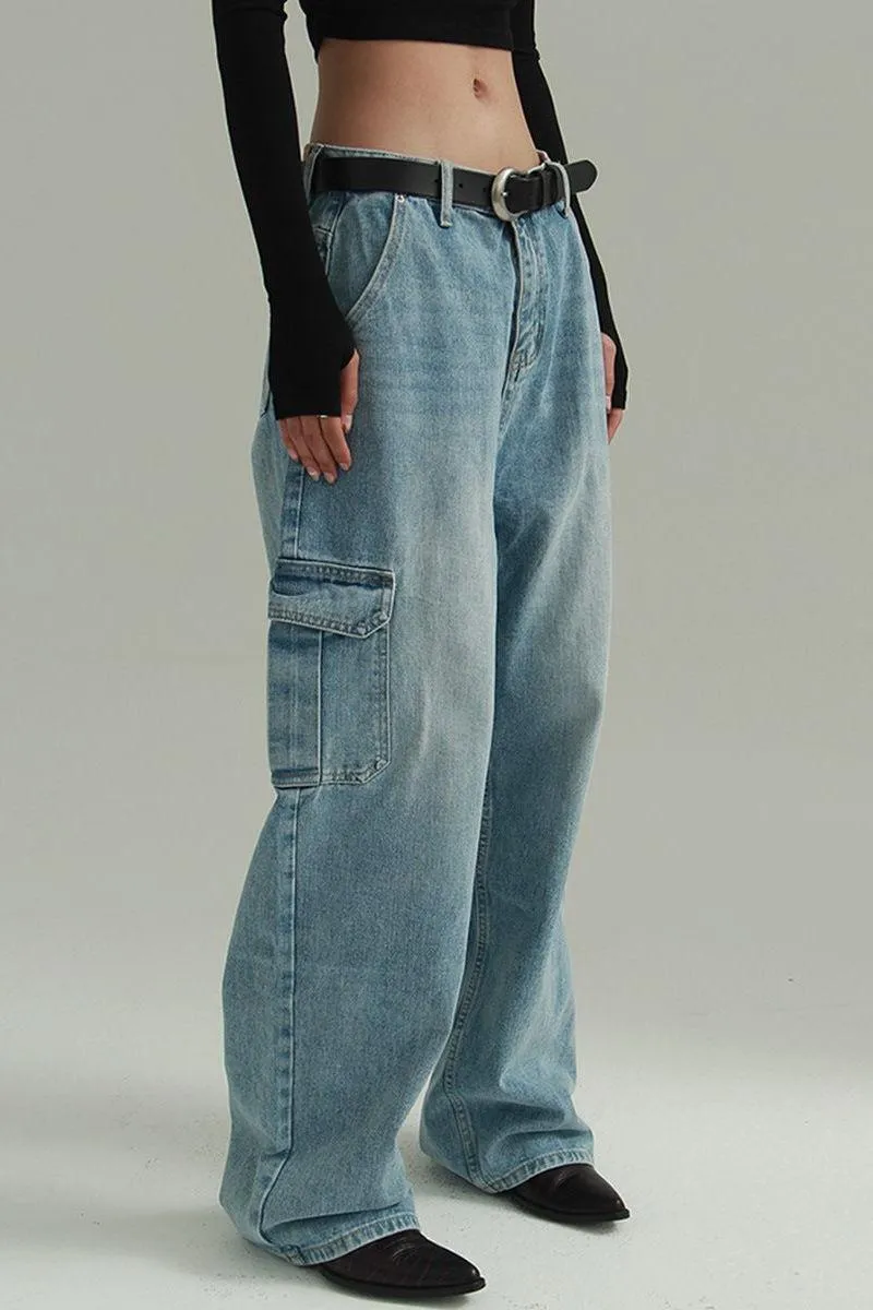 Loose Wide-Leg denim Jeans