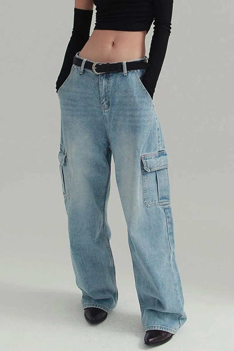 Loose Wide-Leg denim Jeans