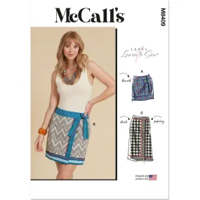 McCall's Pattern M8409 Misses' Wrap Skirts