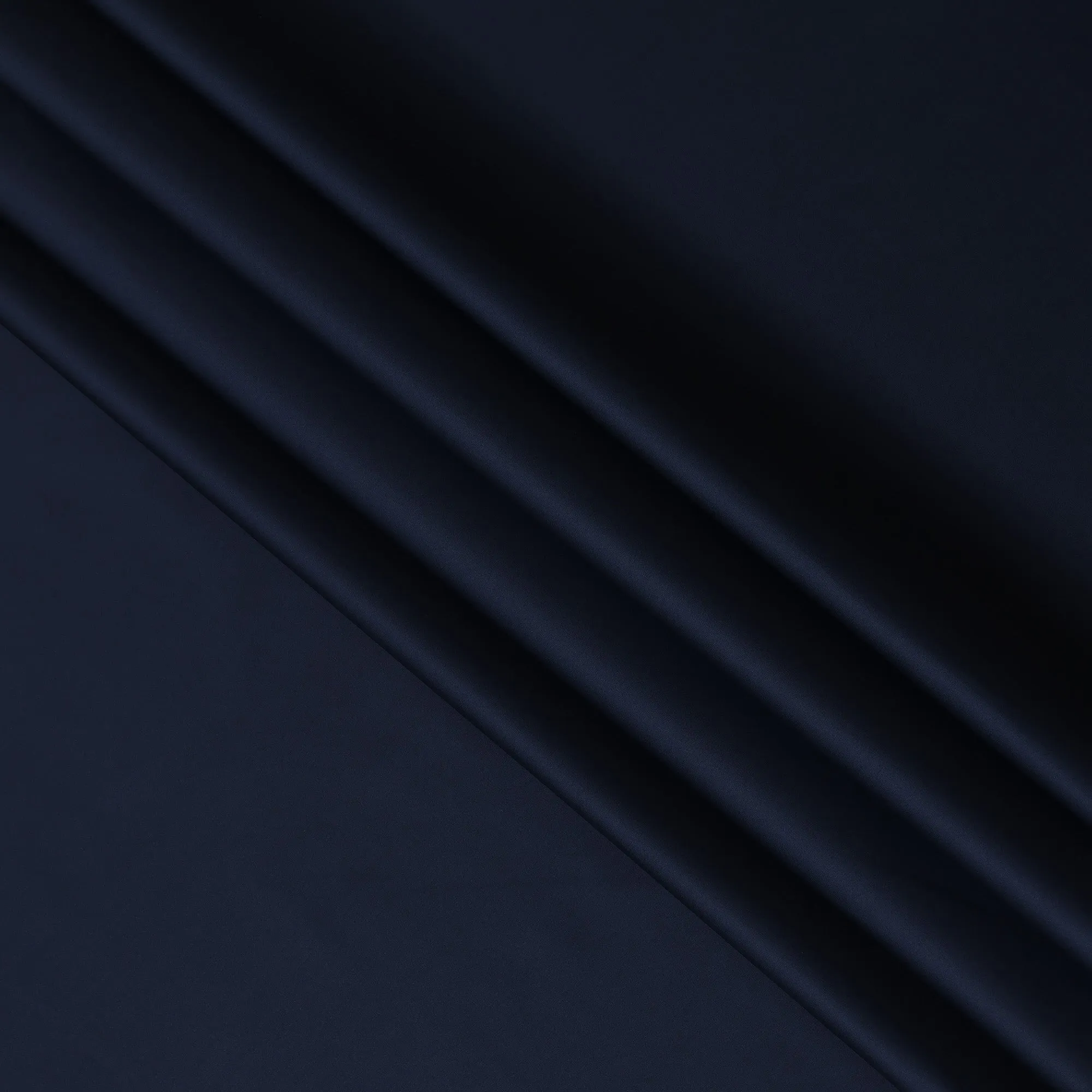 Midnight Blue 100% Cotton Shirting Fabric, 150 cm Width, Made in Italy-D20500