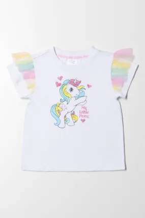 My Little Pony Flutter Sleeve White