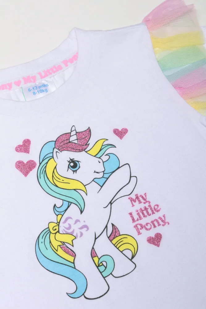 My Little Pony Flutter Sleeve White