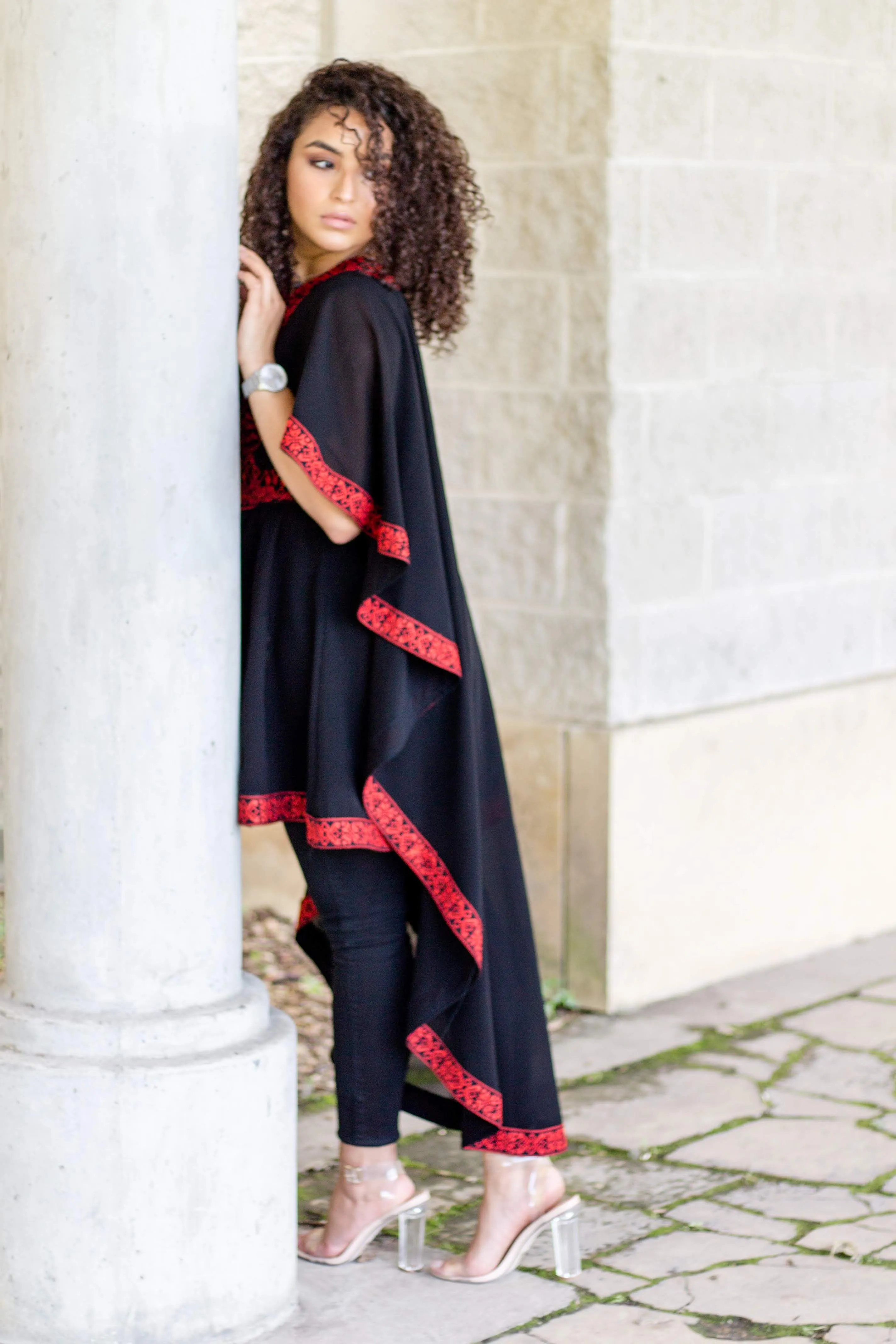 Palestinian Pride Cape dress