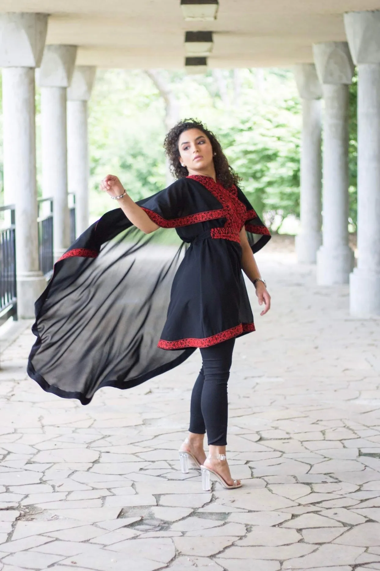 Palestinian Pride Cape dress