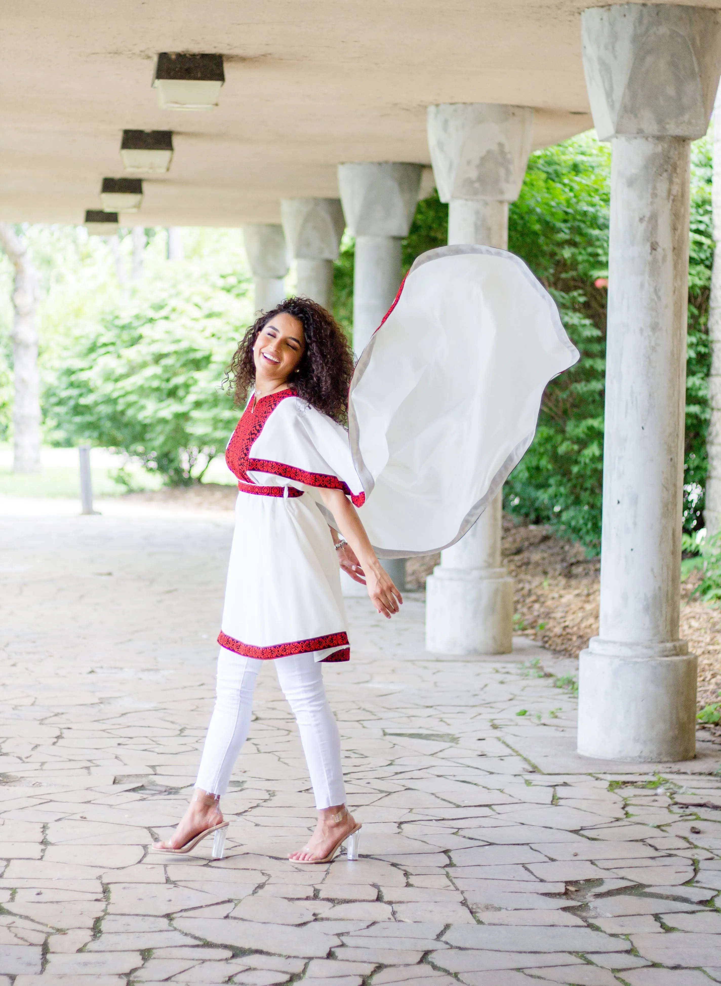 Palestinian Pride Cape dress