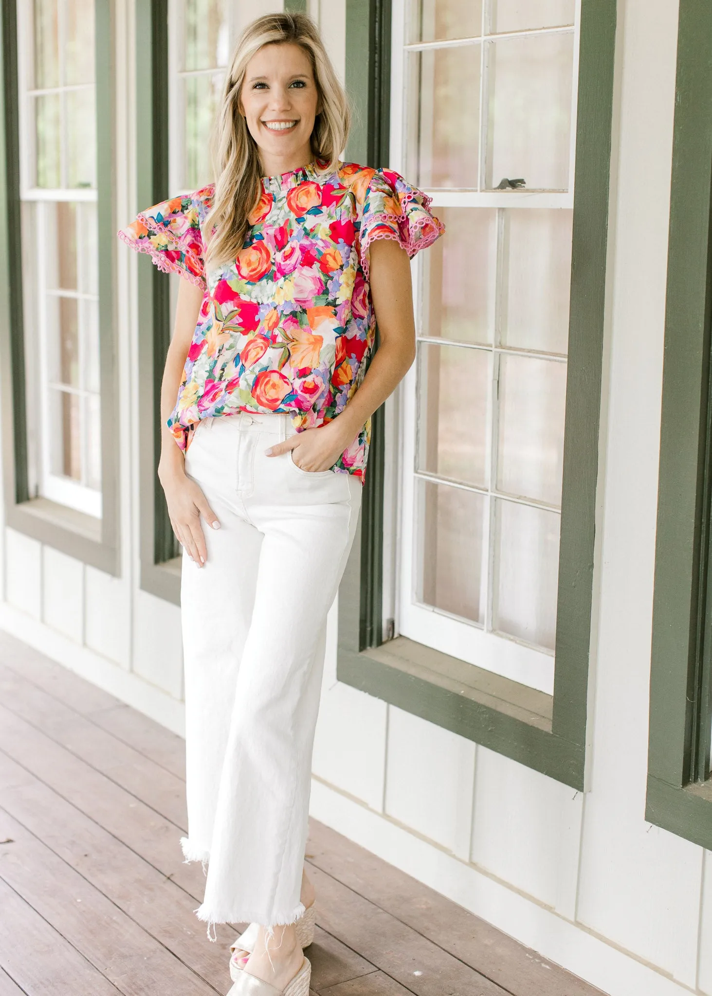 Picture Perfect Floral Top