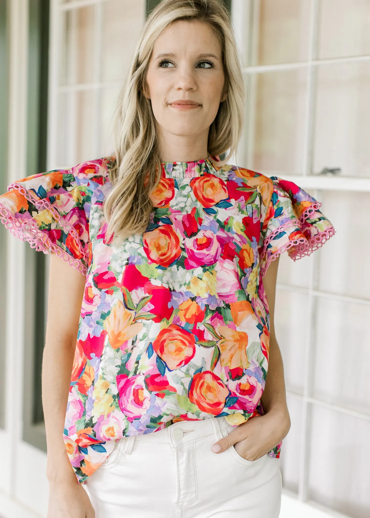 Picture Perfect Floral Top