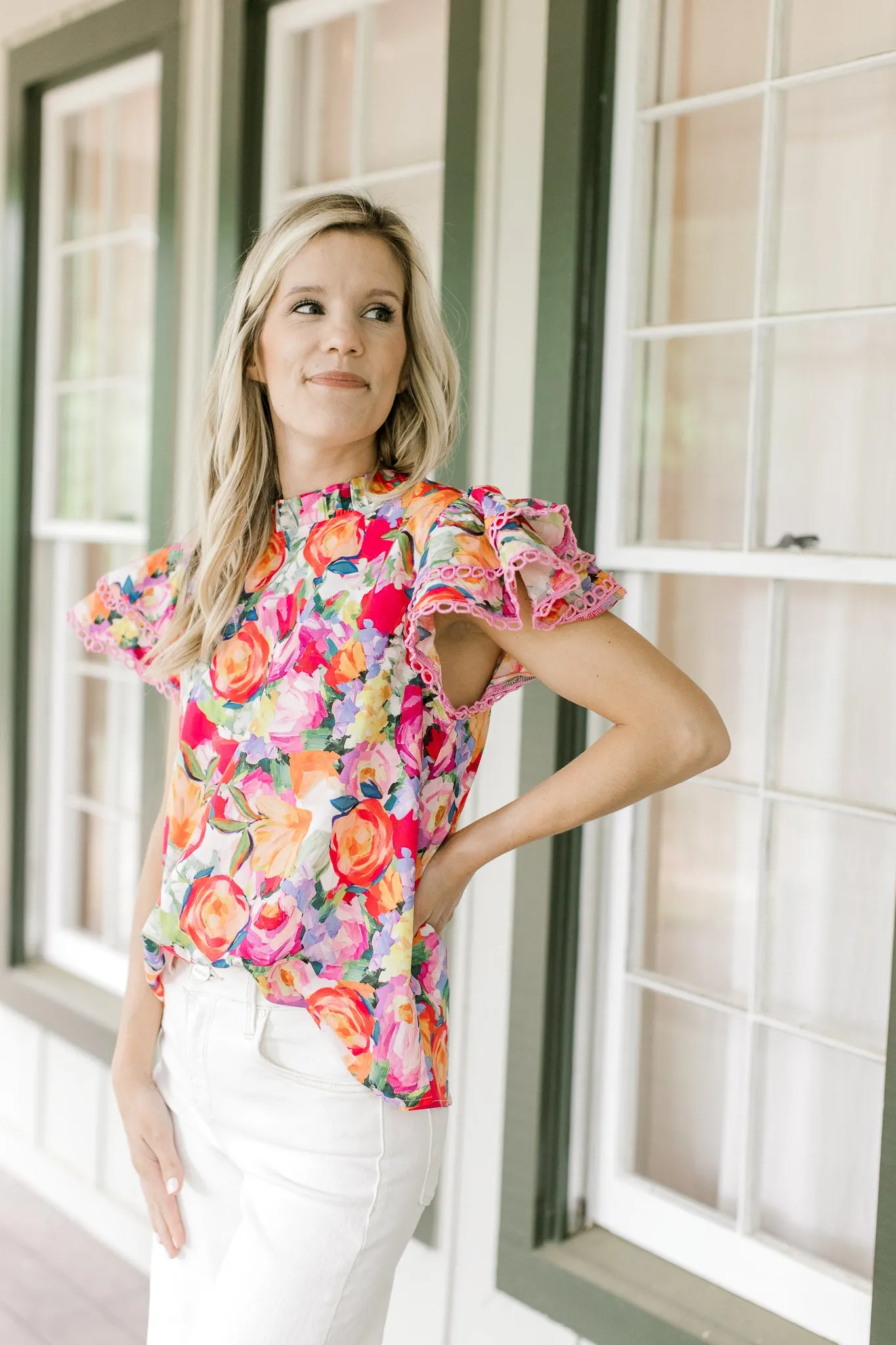 Picture Perfect Floral Top