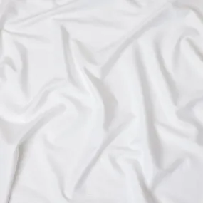 Pure White 100% Cotton Shirting Fabric, 150 cm Width, Made in India-D20486