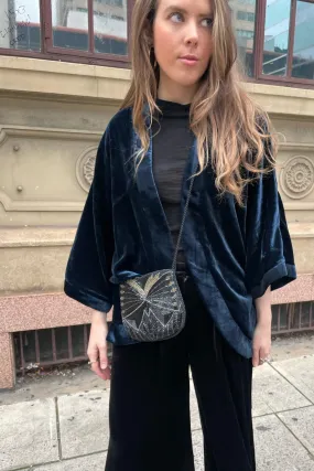 Sapphire Bella Velvet Kimono