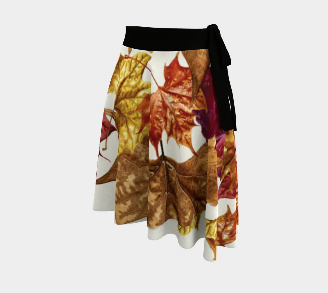 Soggy Leaf Jumble Wrap Skirt