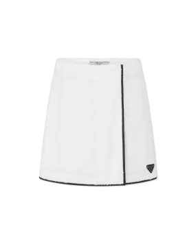 Terry Cloth Mini Skirt