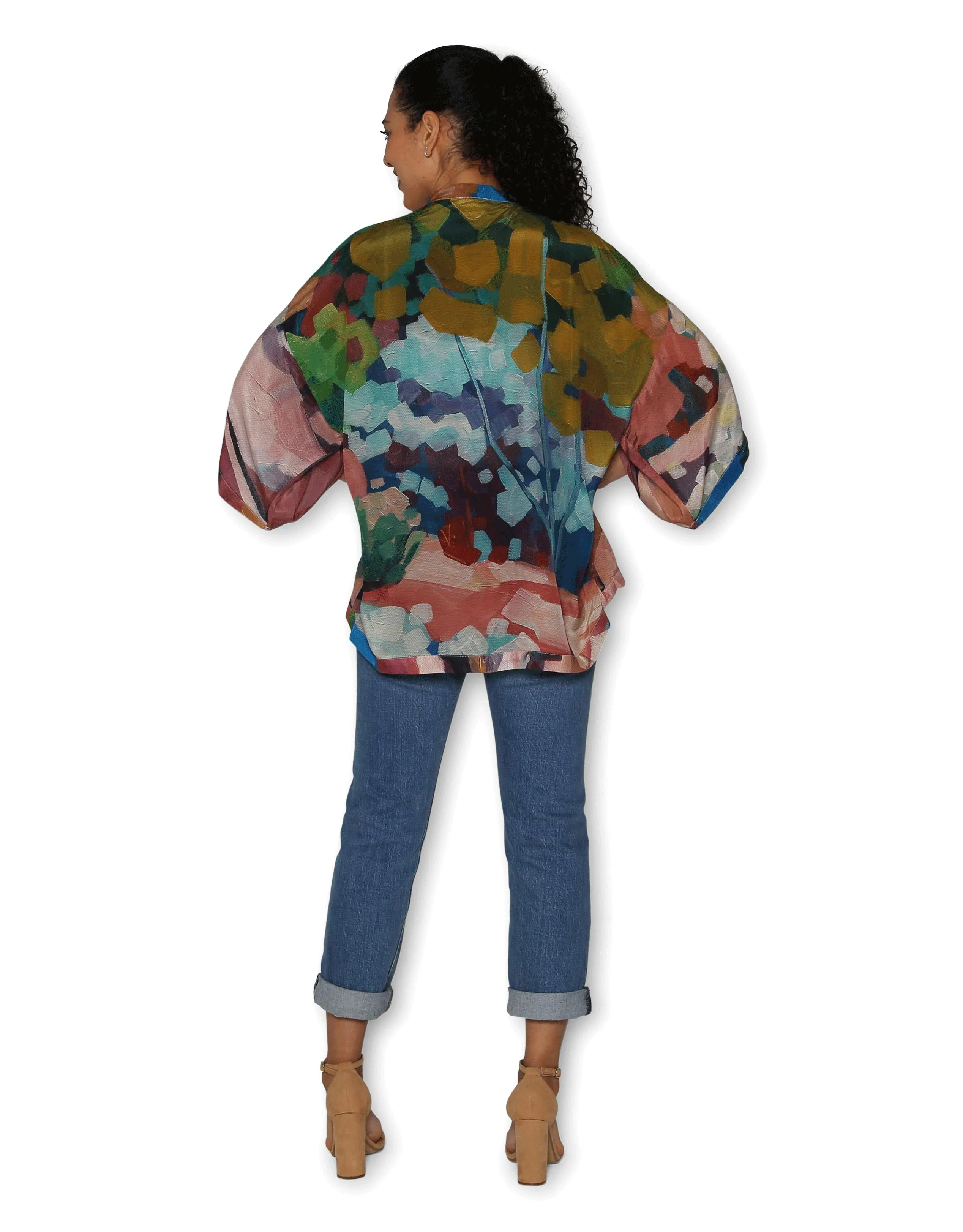 The Artist Label Silk Kimono