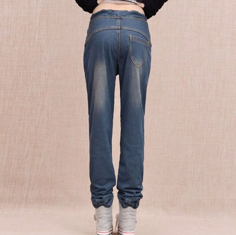 Warm Winter Women's Harem Jeans