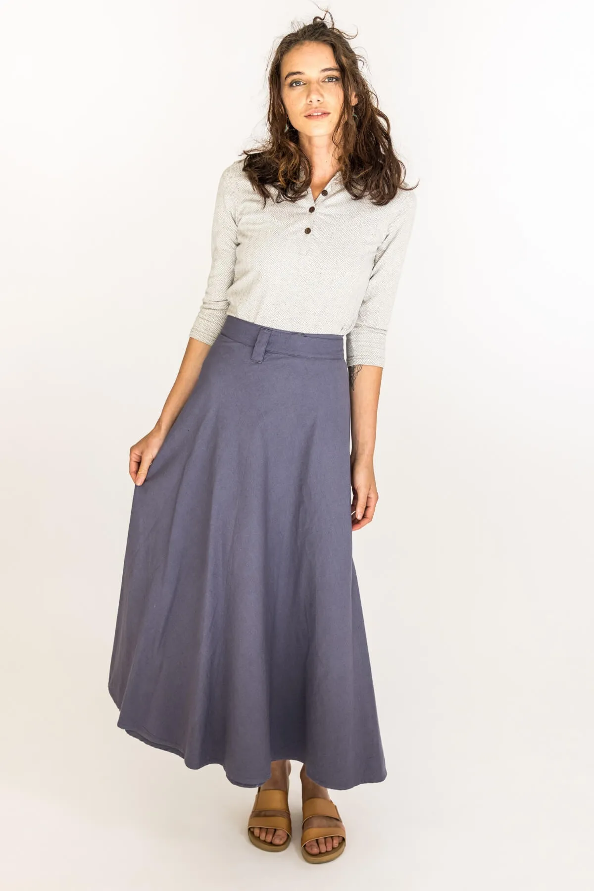 Wrap Skirt - Grey