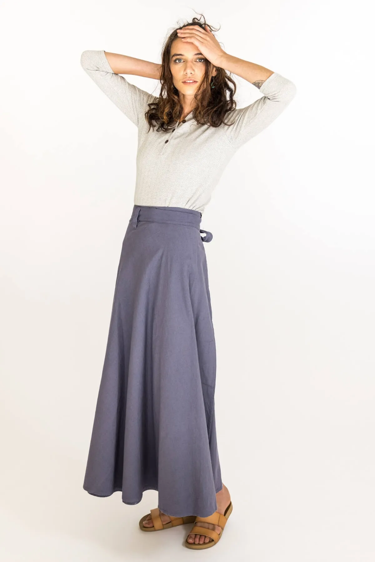 Wrap Skirt - Grey