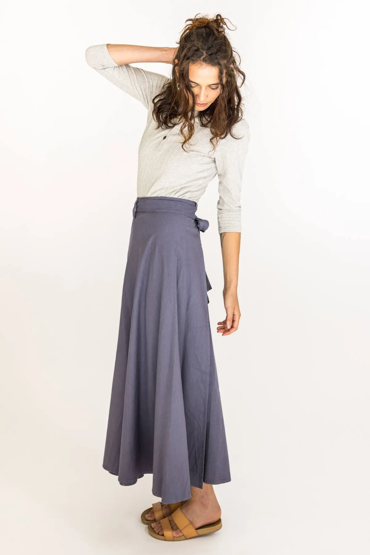 Wrap Skirt - Grey