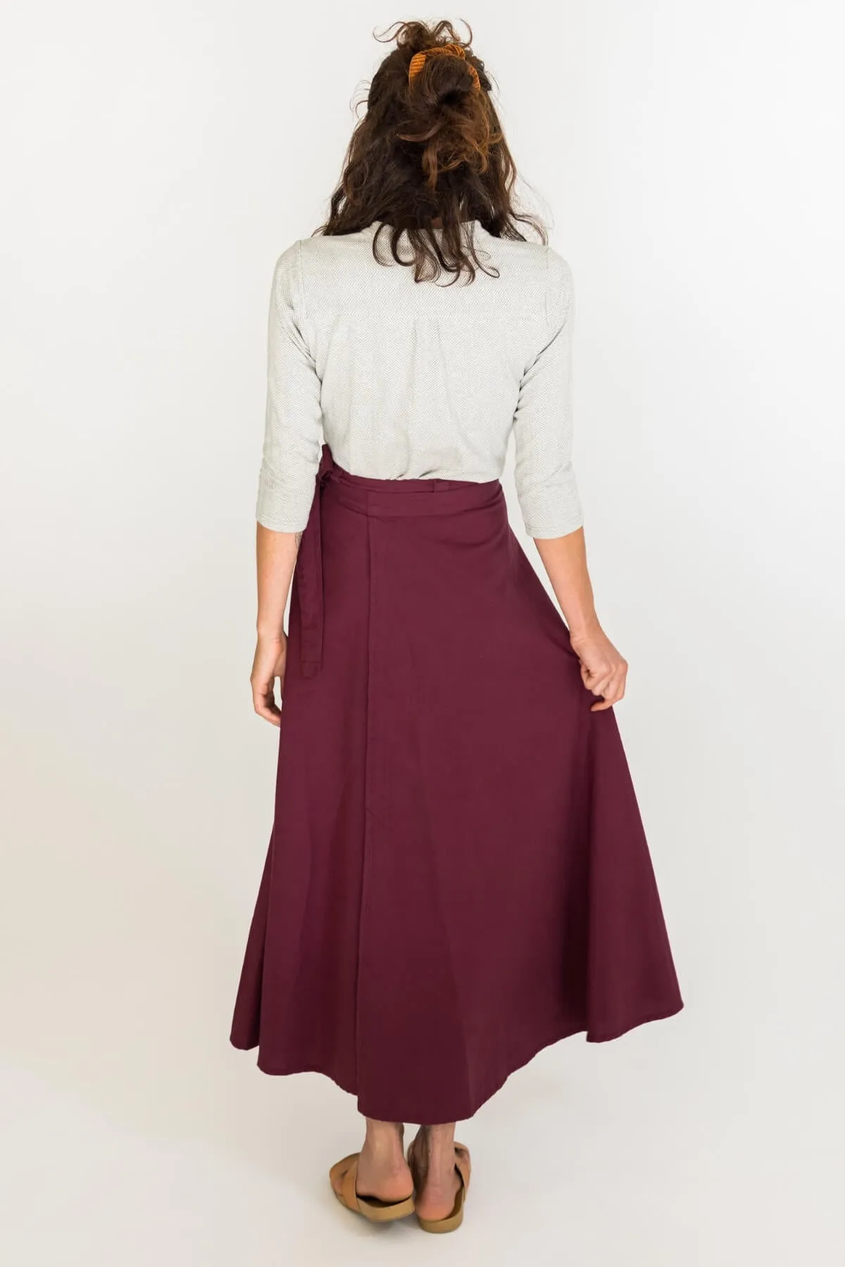 Wrap Skirt - Wine