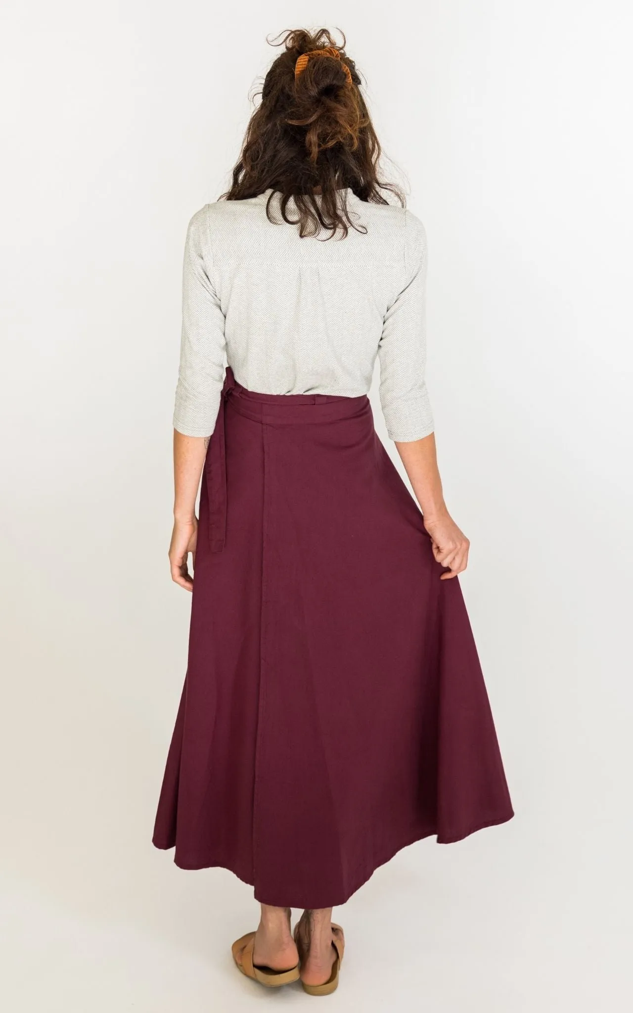 Wrap Skirt - Wine